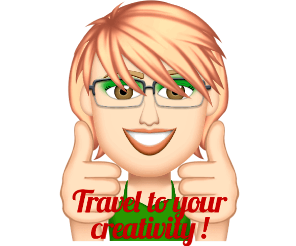 Avatar Graphics "Travel to Your Creativity" is the identity icon I use for my own Goodbrain Artisan Excursions