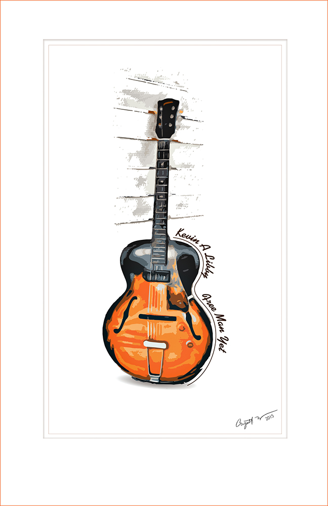 Kevin A Libby Limited Edition Guitar Art Poster for web