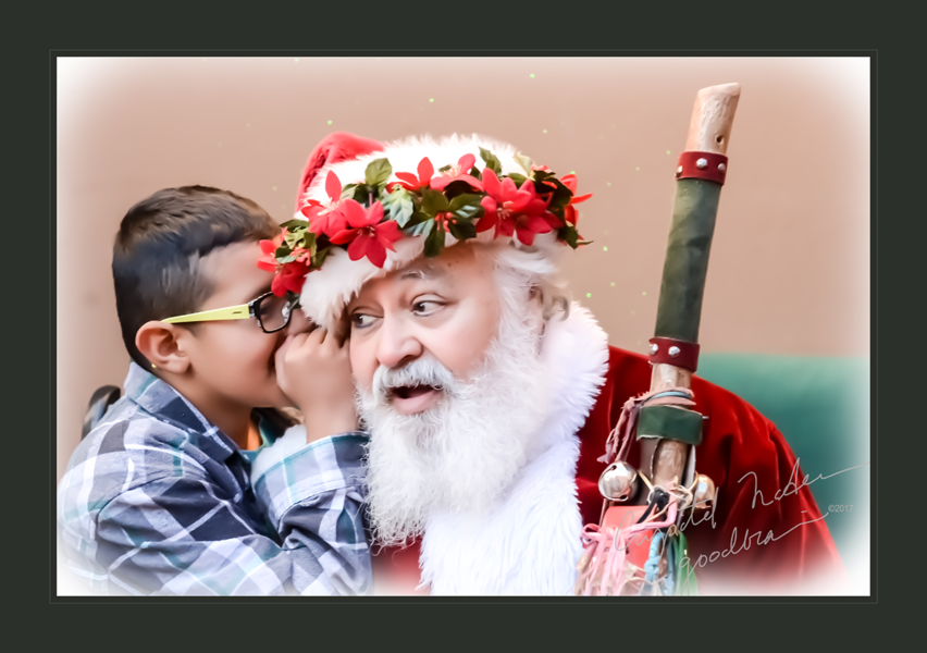 Tell Me Your Dreams (a boy whispering to Santa)