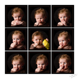 Calla at 6 Months - Wall Montage Sample